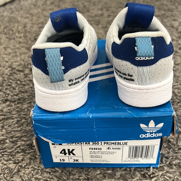 Adidas toddler superstar 360 I primeblue 4c - Picture 2 of 7